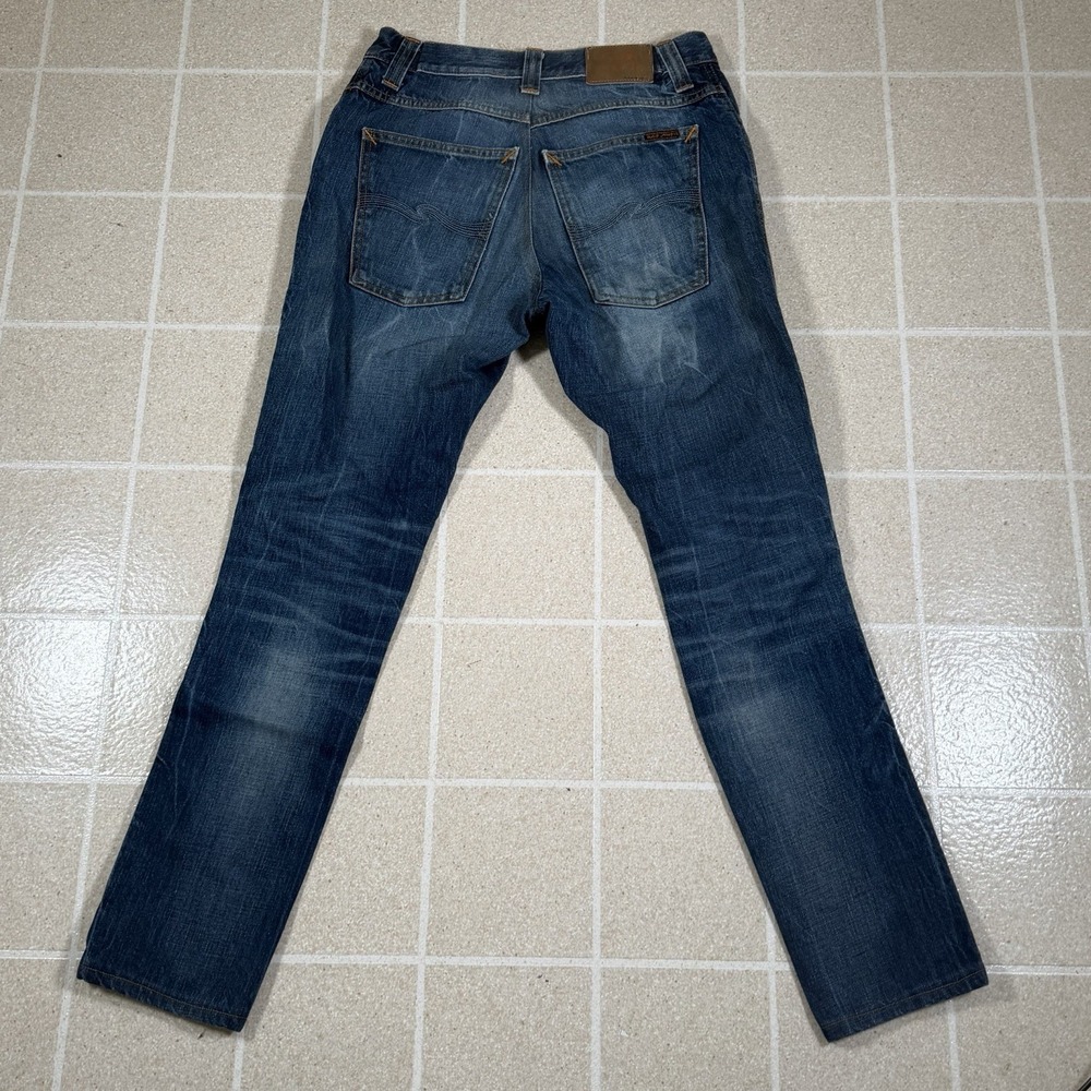 Nudie Jeans Co 29W 30L Slim Jim Organic Cotton Medium Wash Denim